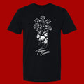 Tania Cassette B&W Rose-Heart T-Shirt